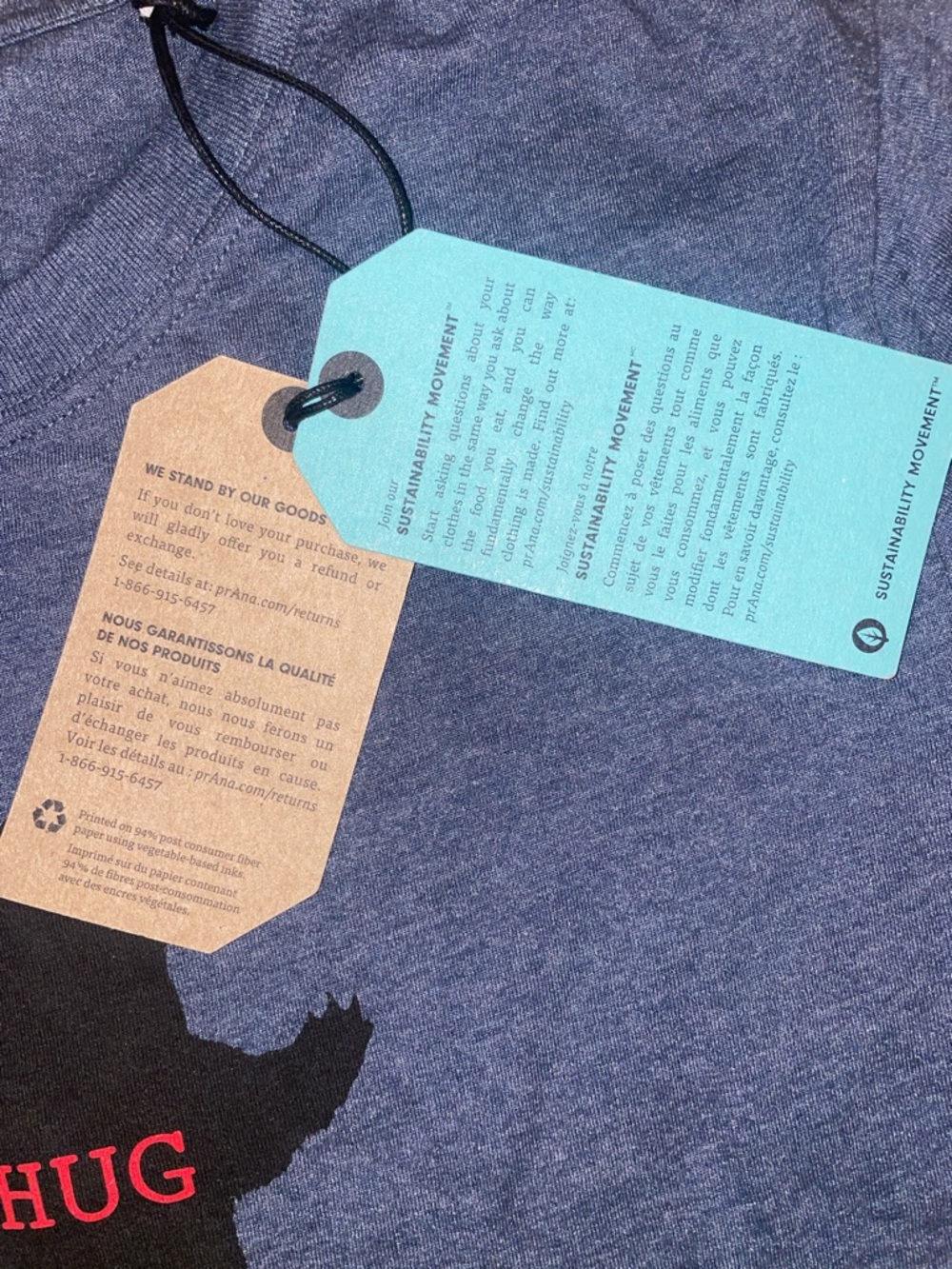 Prana Bear Squeeze Journeyman Short Sleeve Graphic Tee Mens - Picture 5 of 12